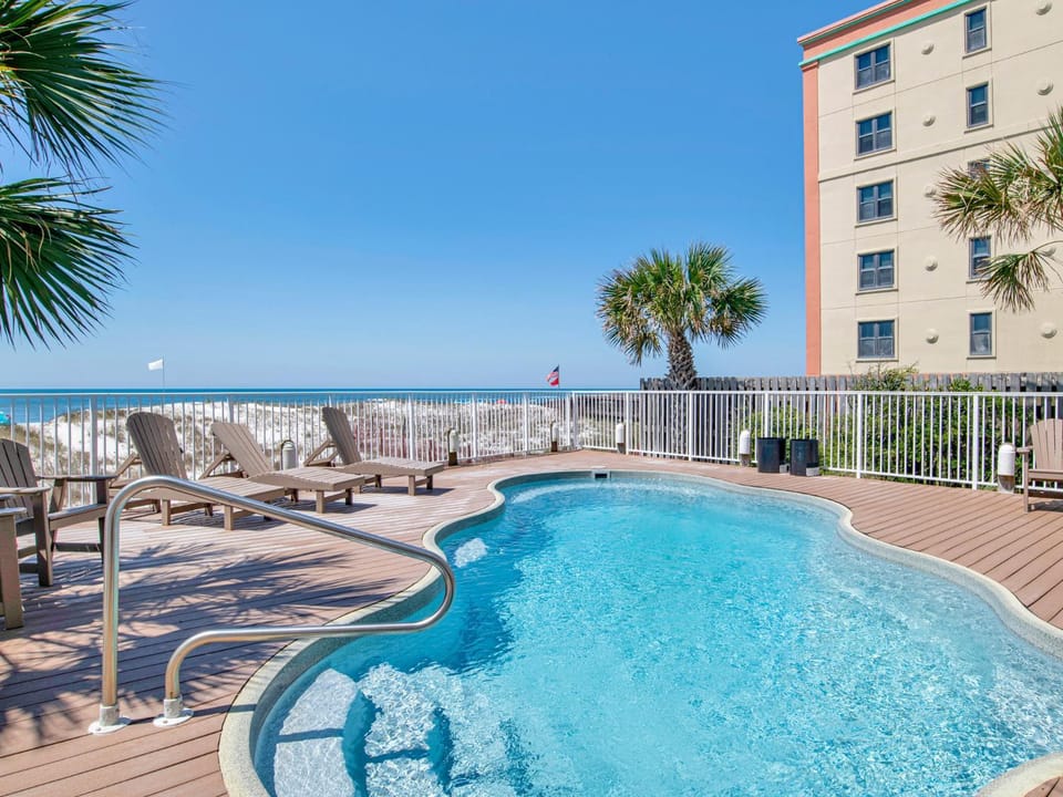 Property building, Beach, Sea view, Swimming pool