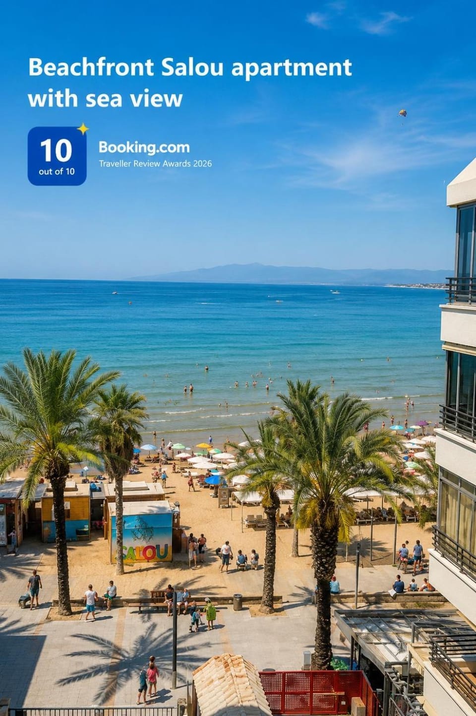 Beachfront Salou apartment with sea view Apartment in Salou