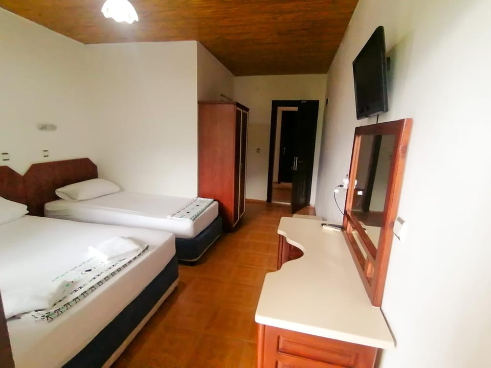 Bed, TV and multimedia, Bedroom, hair dresser, wardrobe