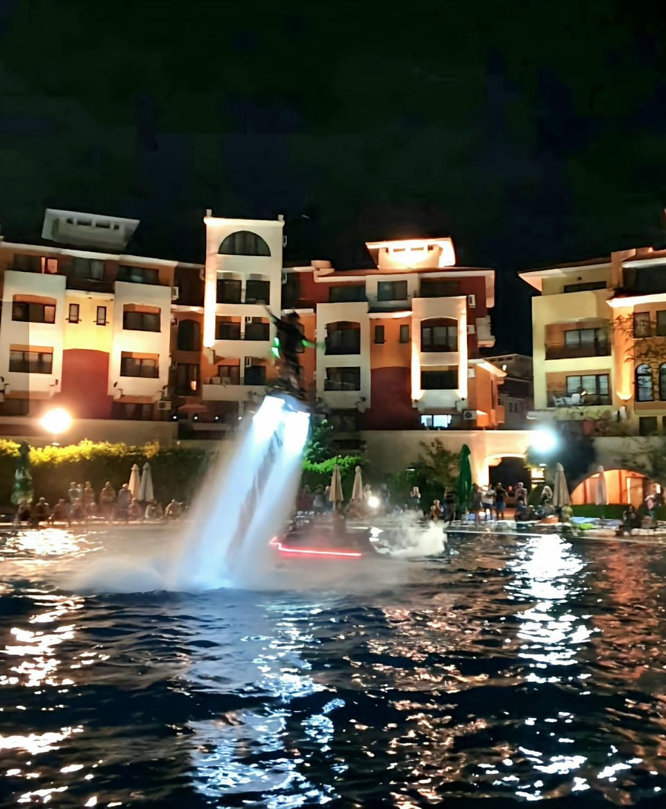 Night, Swimming pool