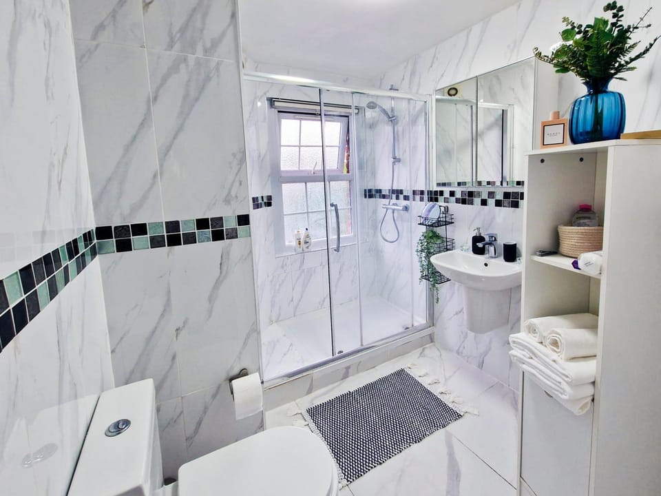Shower, Toilet, Bathroom, towels