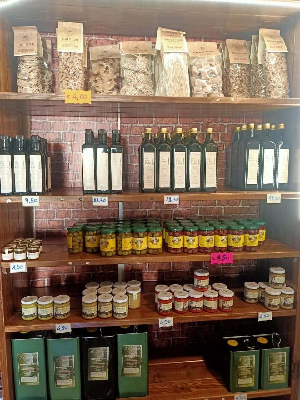 On-site shops, Food and drinks