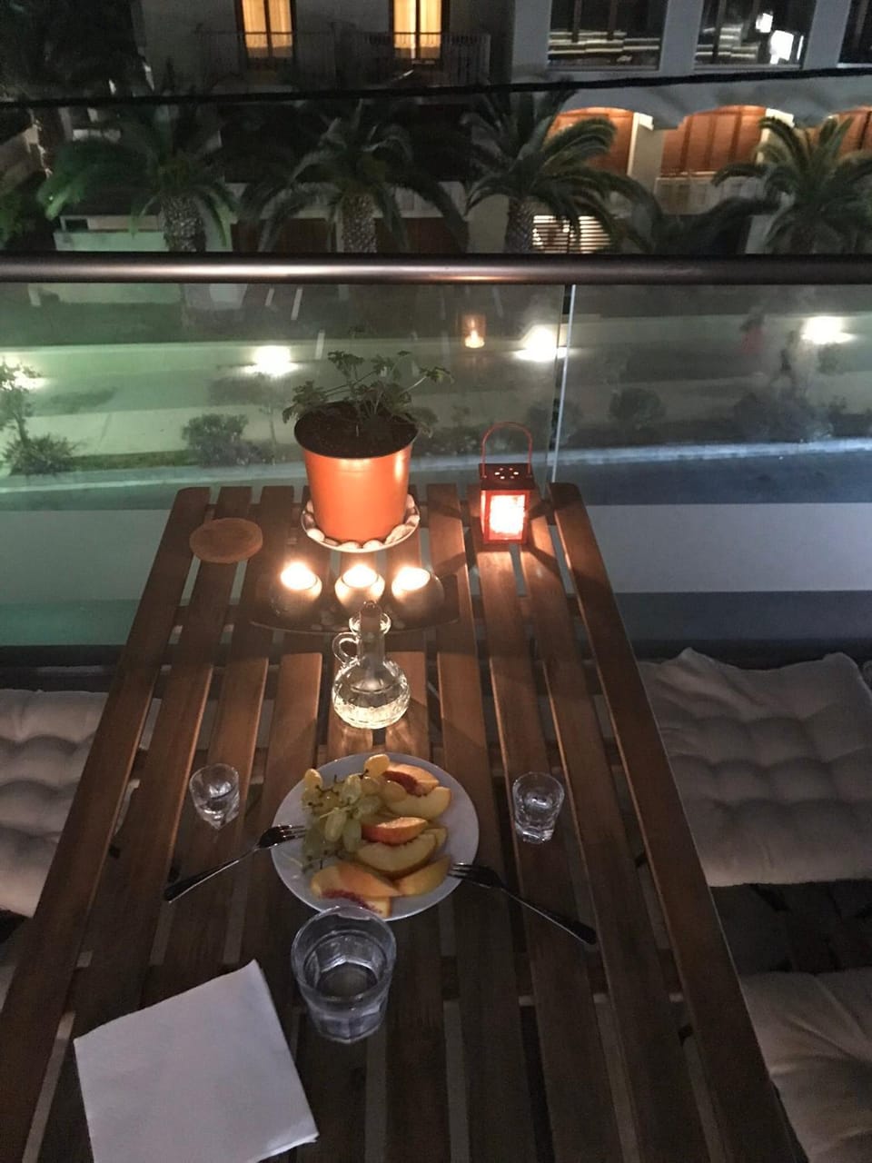 Night, Balcony/Terrace, Dinner
