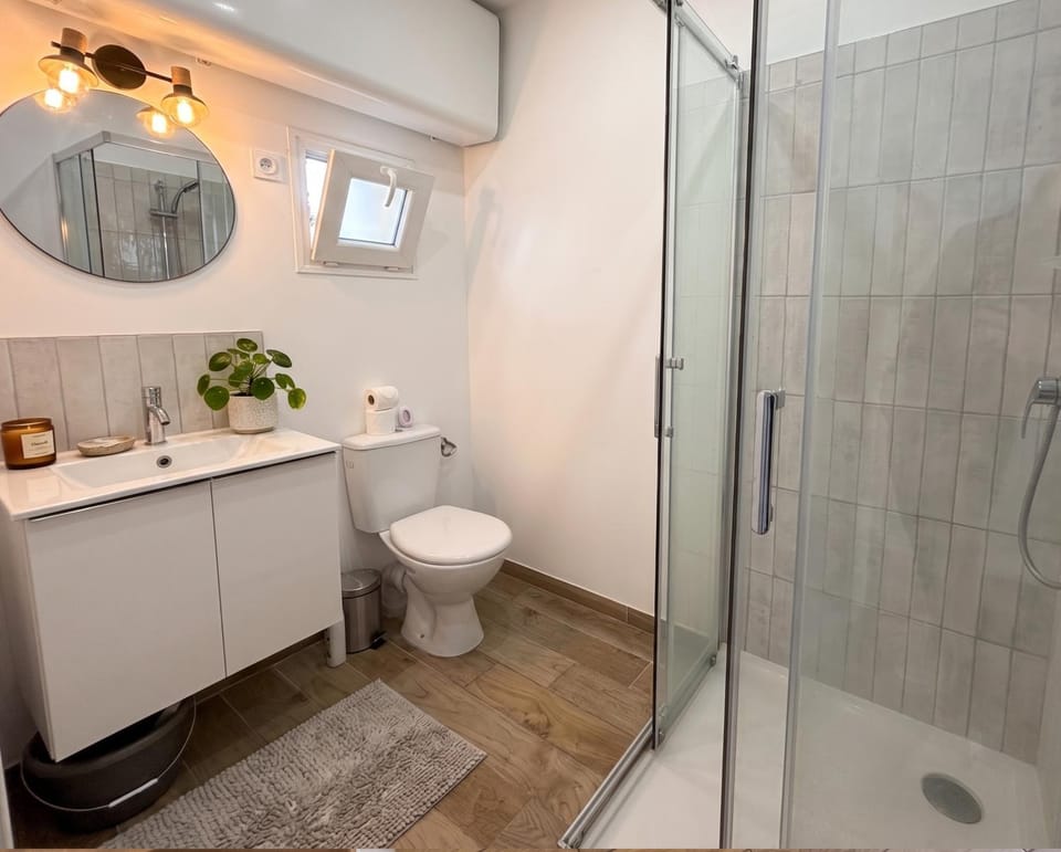 Charmant appart avec jardin privé wifi et clim - proche mer -1 Apartment in Canet-en-Roussillon