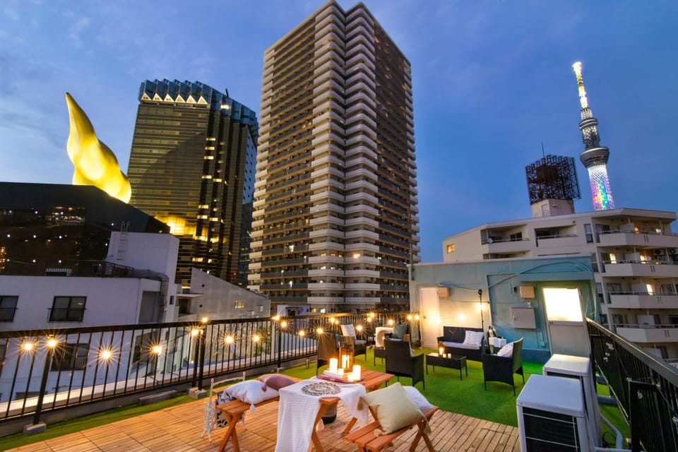 【5/24NEW OPEN】浅草徒歩3分/Max9名/無料駐車場/渋谷直通 Apartment in Japan
