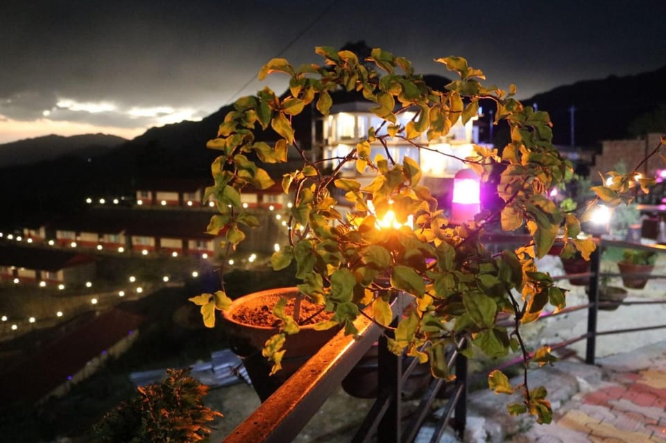Night, Natural landscape, View (from property/room), Balcony/Terrace