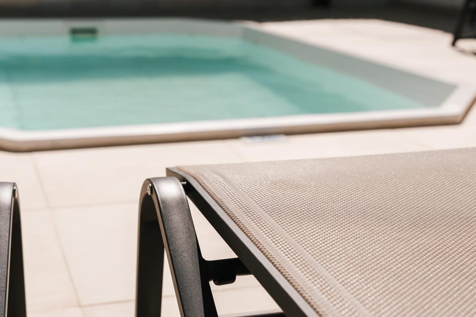 Patio, Day, Summer, Pool view, Swimming pool, Time of day, sunbed