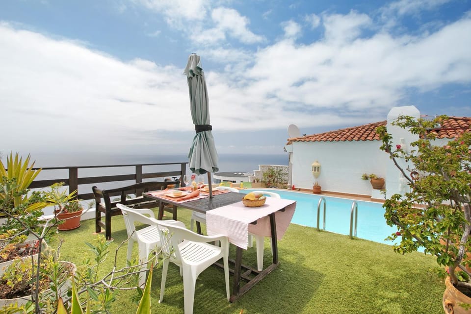 Property building, Living room, Swimming pool