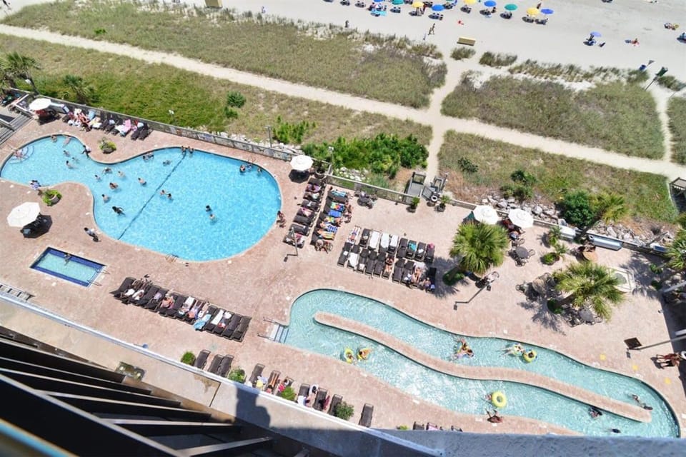 Oceanfront Paradise Lazy River Near Boardwalk House in Myrtle Beach