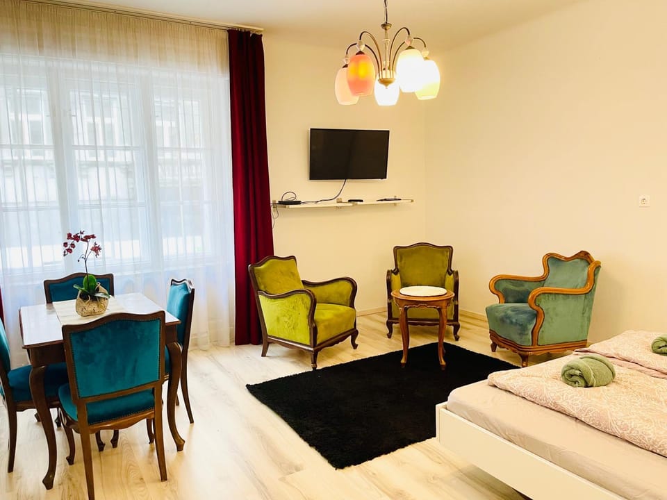 Living room, Seating area, Bedroom