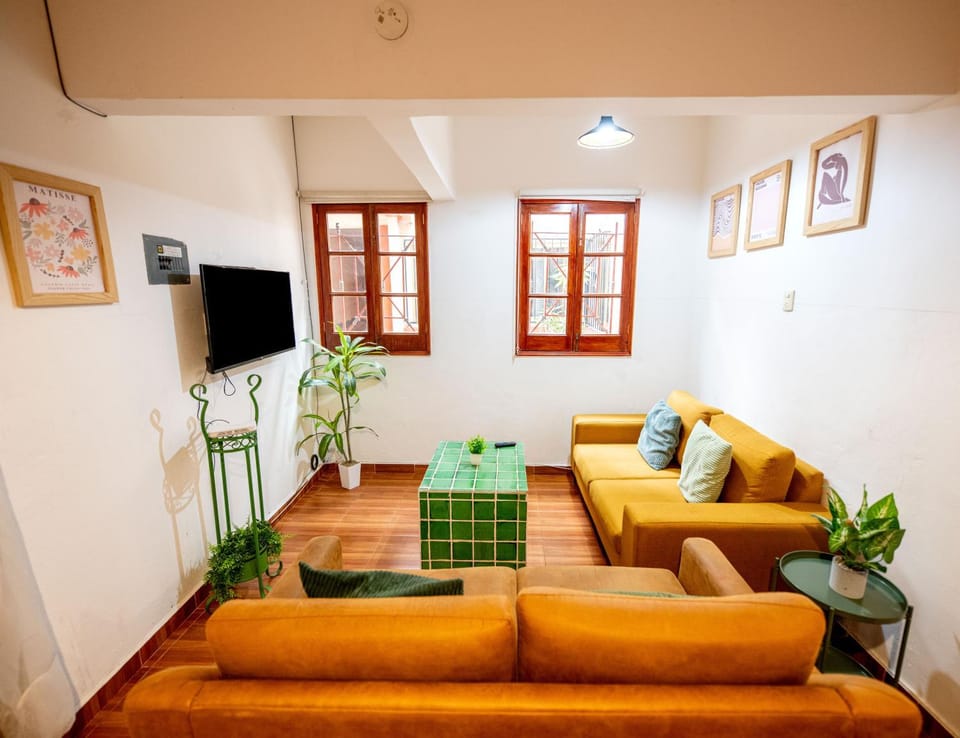 Loft en Roma Sur: Cama King Size Apartment in Mexico City