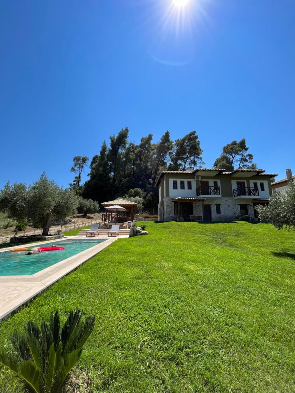 Paralia Homes cheerful 2 bedroom with pool, unit #1 Villa in Halkidiki