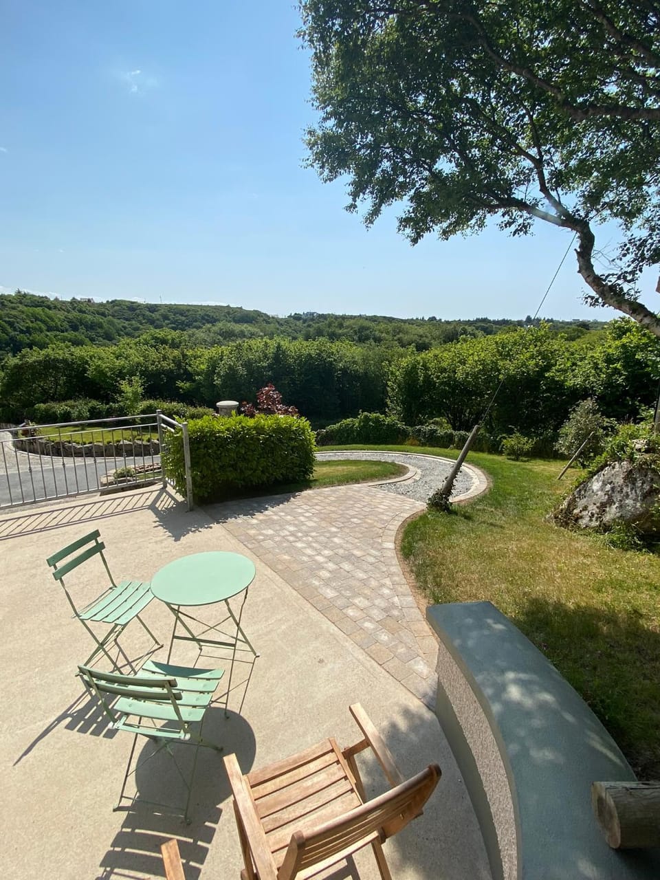 Natural landscape, Balcony/Terrace, Garden view