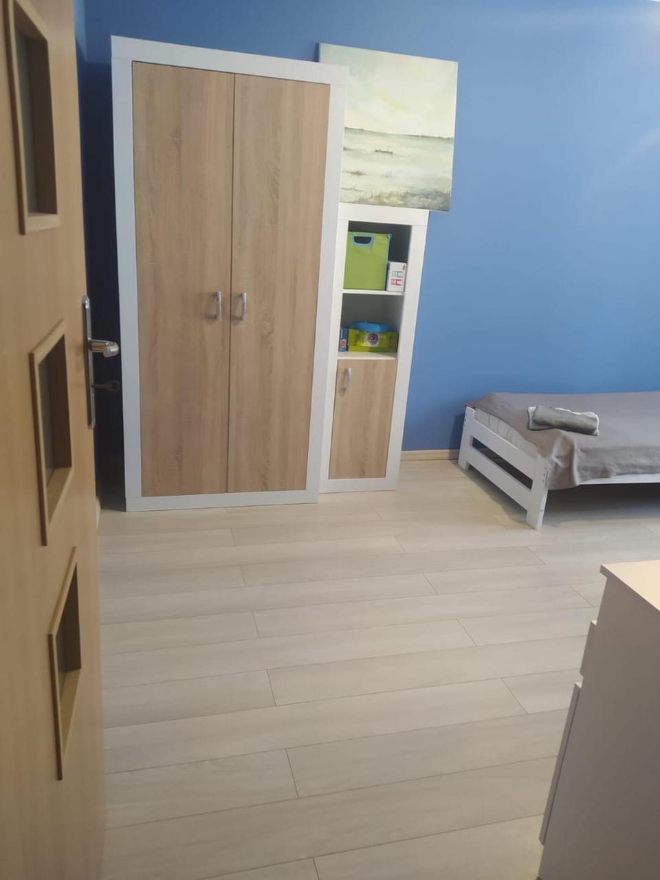 Bed, Photo of the whole room, Bedroom, wardrobe