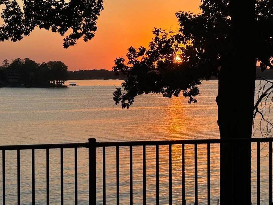 Lake view, Sunset