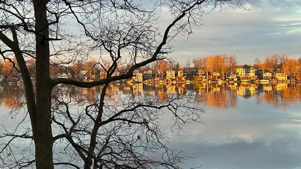 Natural landscape, Lake view