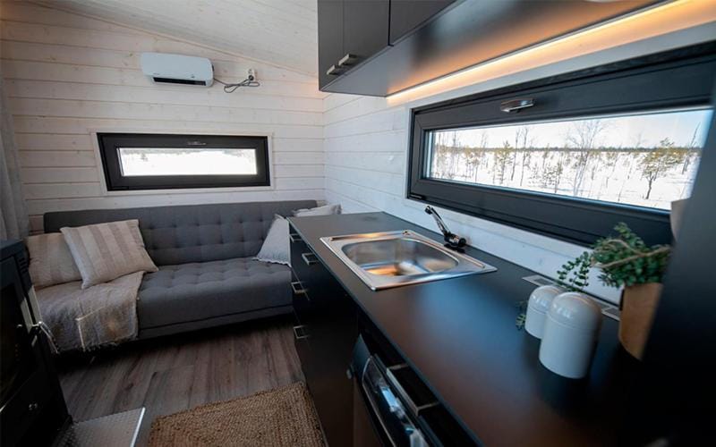 Karemajat wagon cottage Chalet in Norrbotten County, Sweden