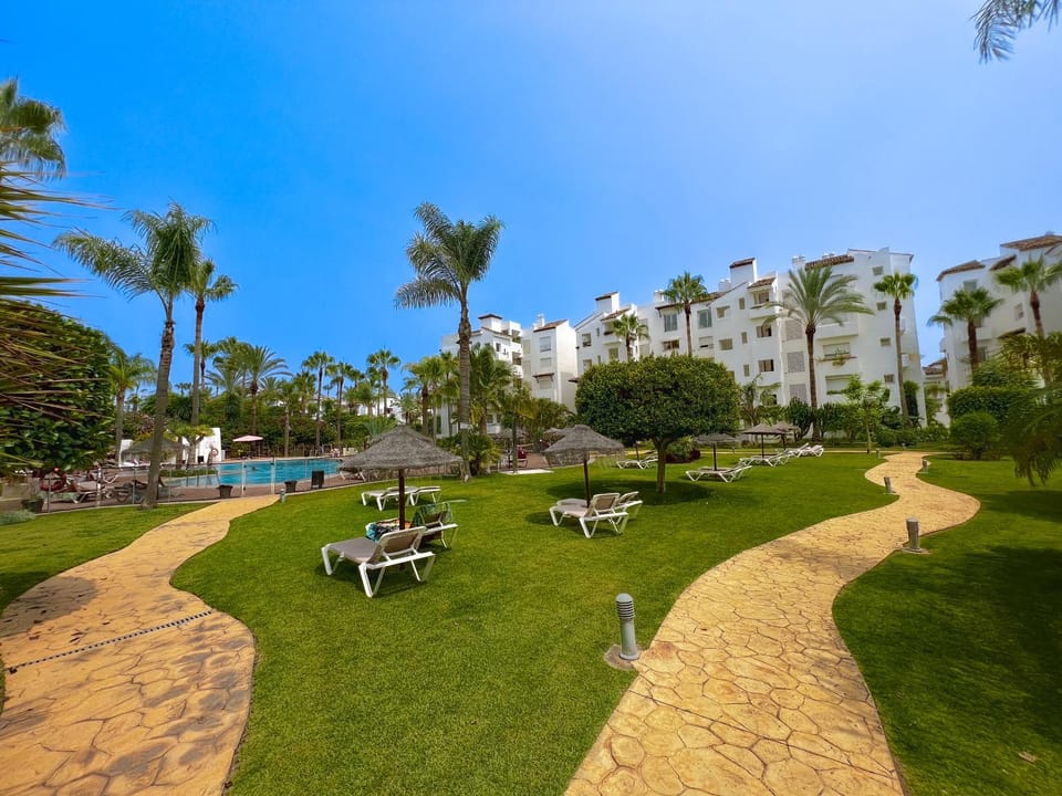 Garden, Garden, Beach, Pool view, Swimming pool, sunbed