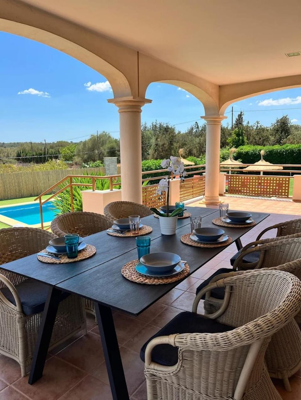 Patio, Day, View (from property/room), Balcony/Terrace, Dining area, Pool view, Swimming pool, sunbed