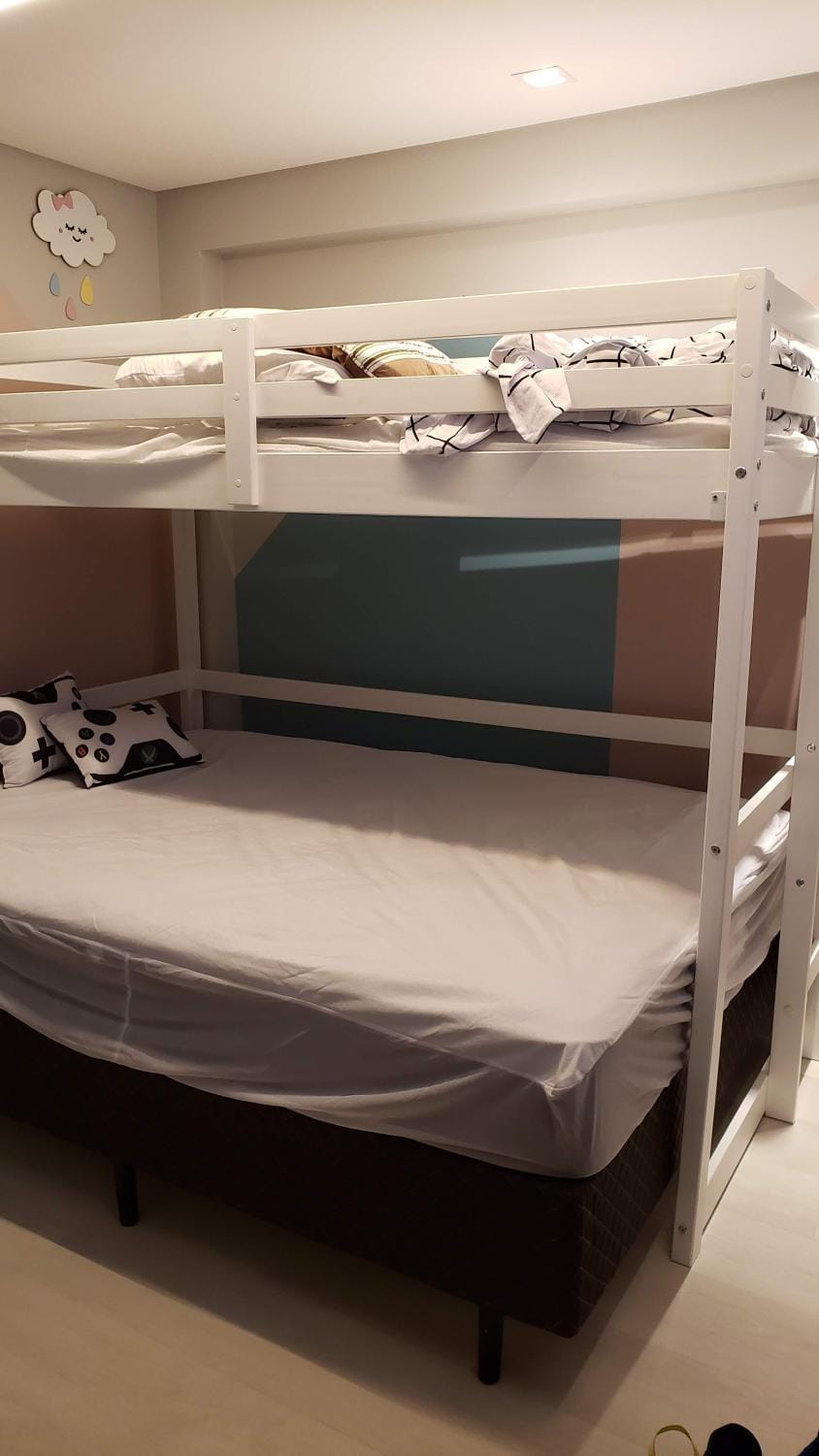 Photo of the whole room, Bedroom, bunk bed