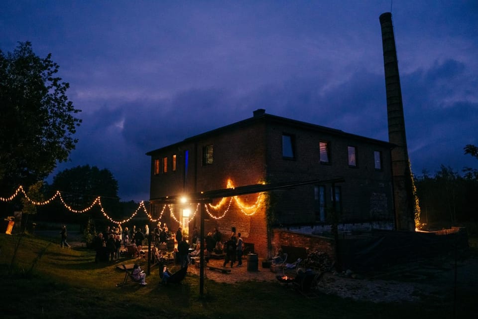 Property building, Night, People, group of guests