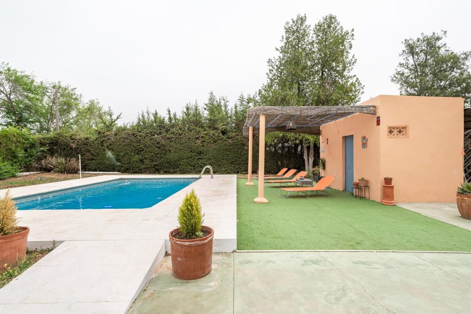 Property building, Living room, Swimming pool