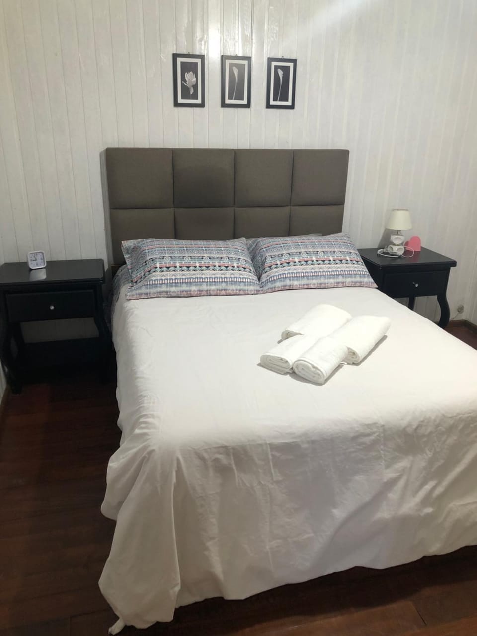 Bed, Photo of the whole room, Bedroom, towels, wardrobe