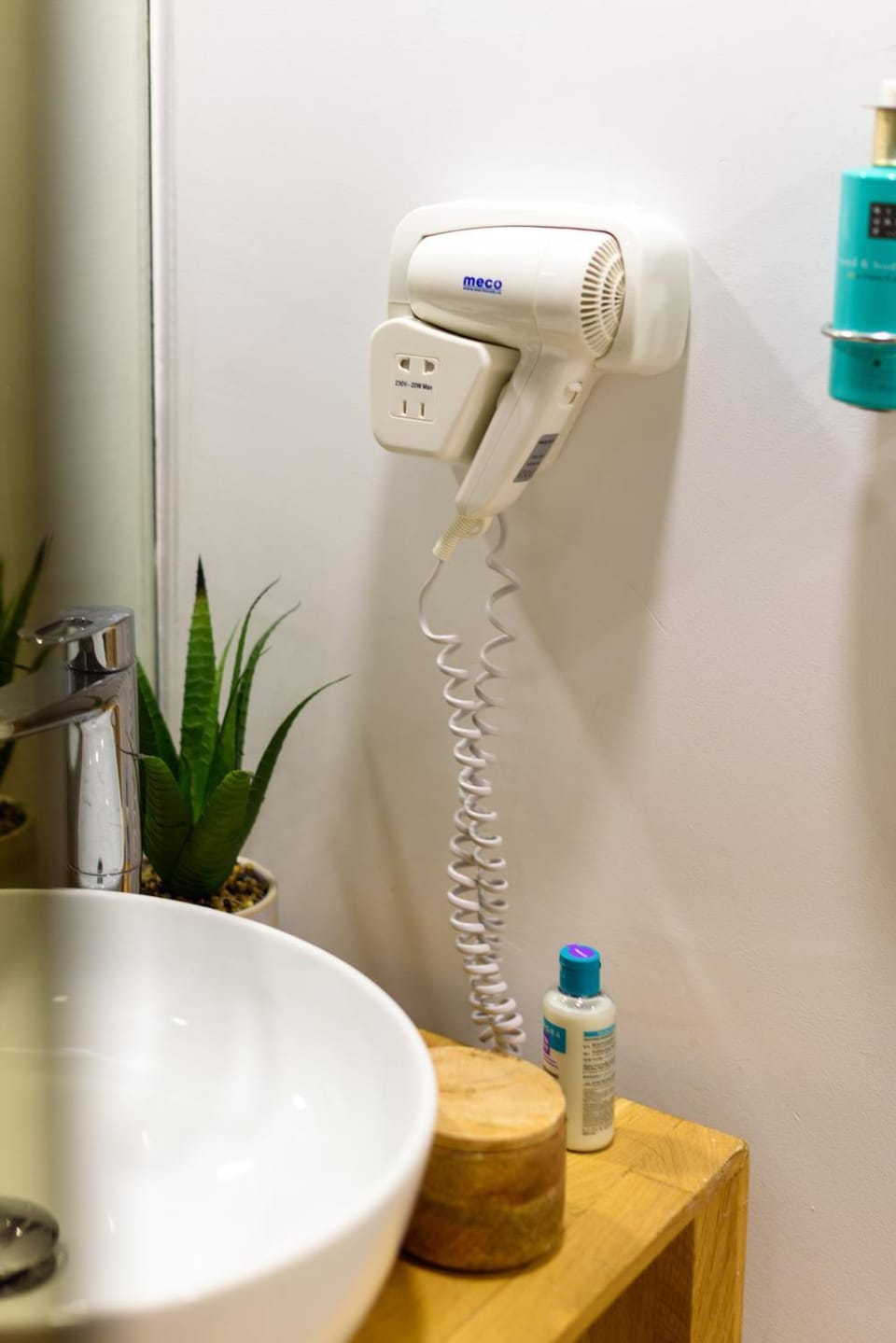 Bathroom, hair dryier