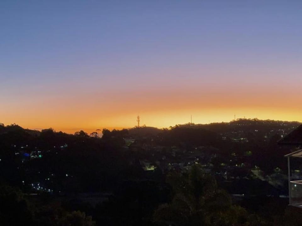 Mountain view, Sunset