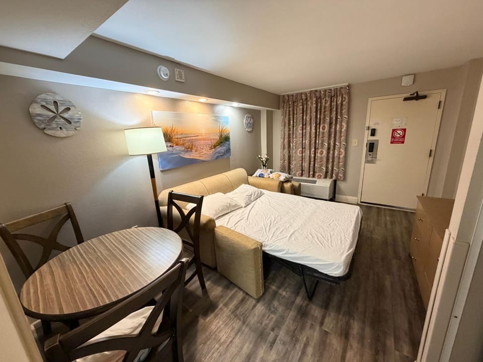 Bed, Living room, Photo of the whole room, Seating area, Bedroom