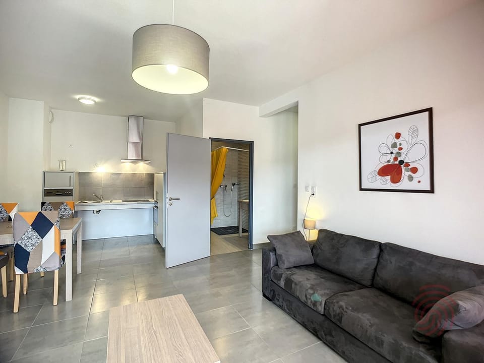 Appartement F2 PMR, climatisé, avec terrasse et parking privé, au cœur de Lamalou-les-Bains - FR-1-451-194 Apartment in Occitanie