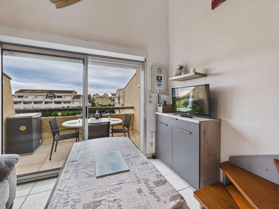 Appartement climatisé pour 6 avec piscine, terrasse et parking près de la plage - FR-1-326-793 Apartment in Marseillan
