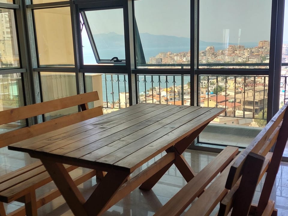 Day, Living room, Seating area, Dining area