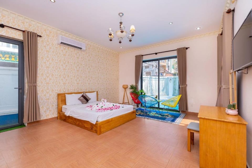 Communal lounge/ TV room, Bed, Living room, Photo of the whole room, Seating area, Evening entertainment, towels, air conditioner