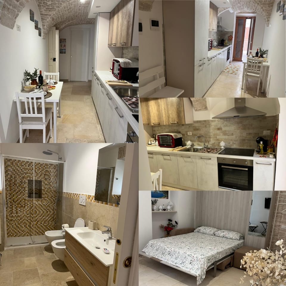Kitchen or kitchenette, Dining area, stove