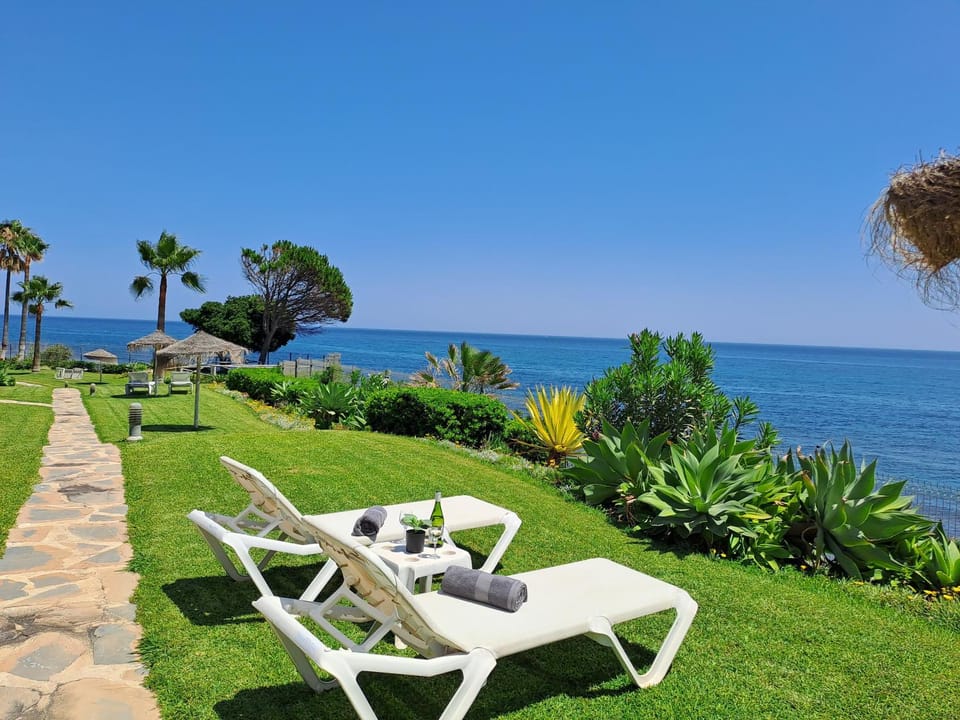 Garden, Beach, Garden view, Sea view, sunbed