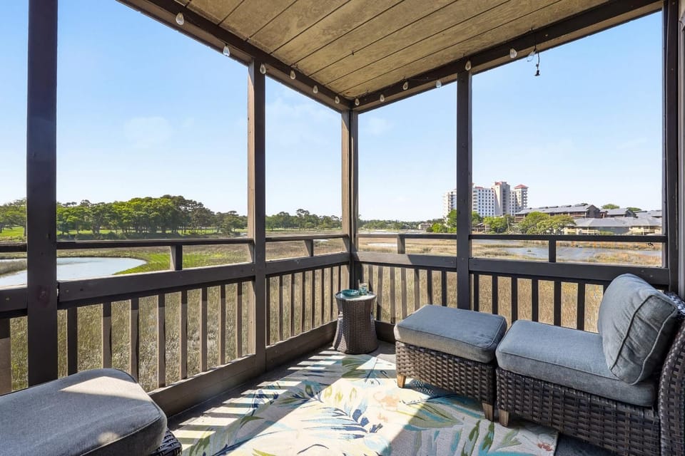Inlet Waterfront Steps to Beach w Pool House in South Carolina