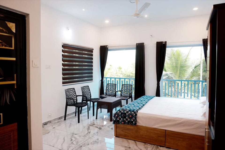 View (from property/room), Balcony/Terrace, Photo of the whole room, Bedroom