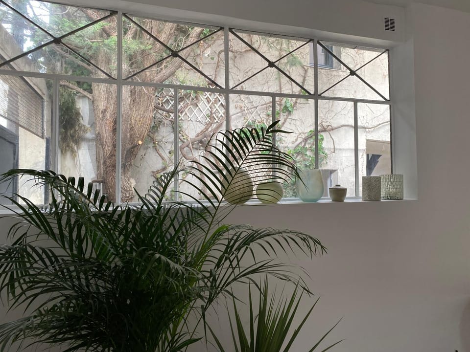 Garden, Living room, Inner courtyard view