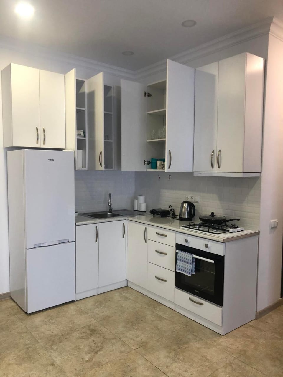 minibar, stove, kitchen