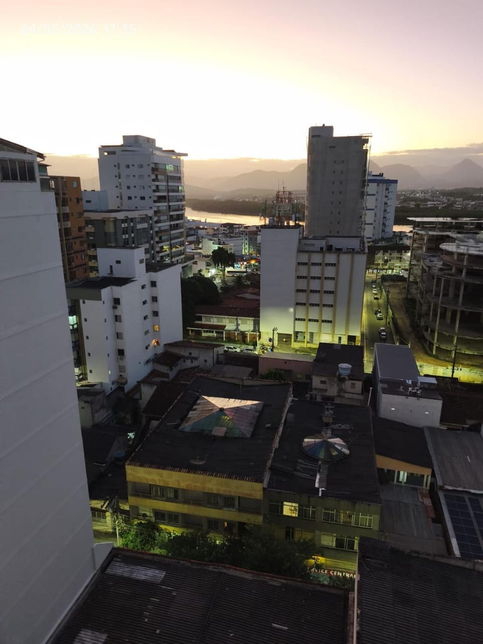Natural landscape, Bird's eye view, City view, Sunset
