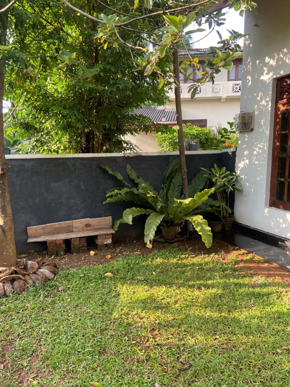 Property building, Garden, Seating area, Garden view