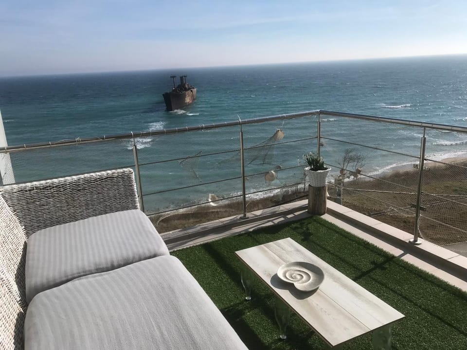 Patio, Natural landscape, Balcony/Terrace, Beach, Beach