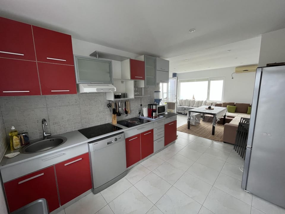 dishwasher, minibar, kitchen, kitchen