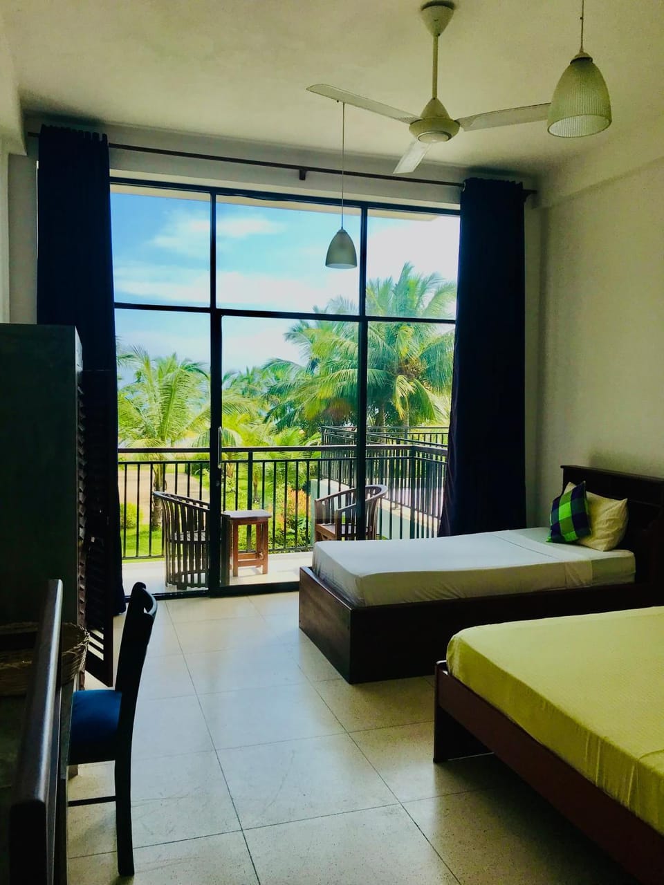 Bed, View (from property/room), Balcony/Terrace, Photo of the whole room, Bedroom, Sea view