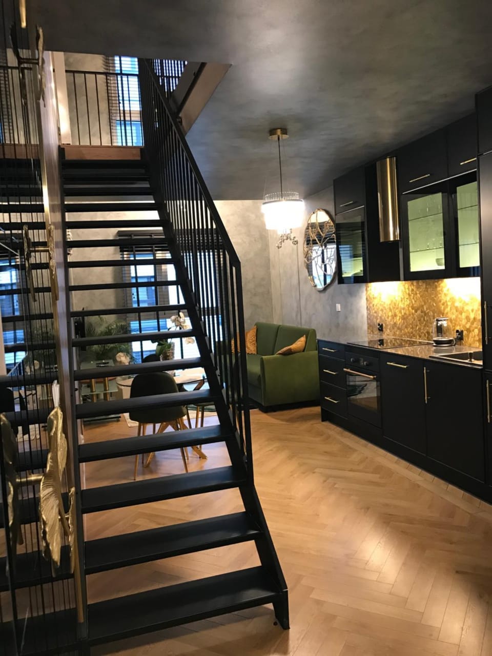 Kitchen or kitchenette, Living room