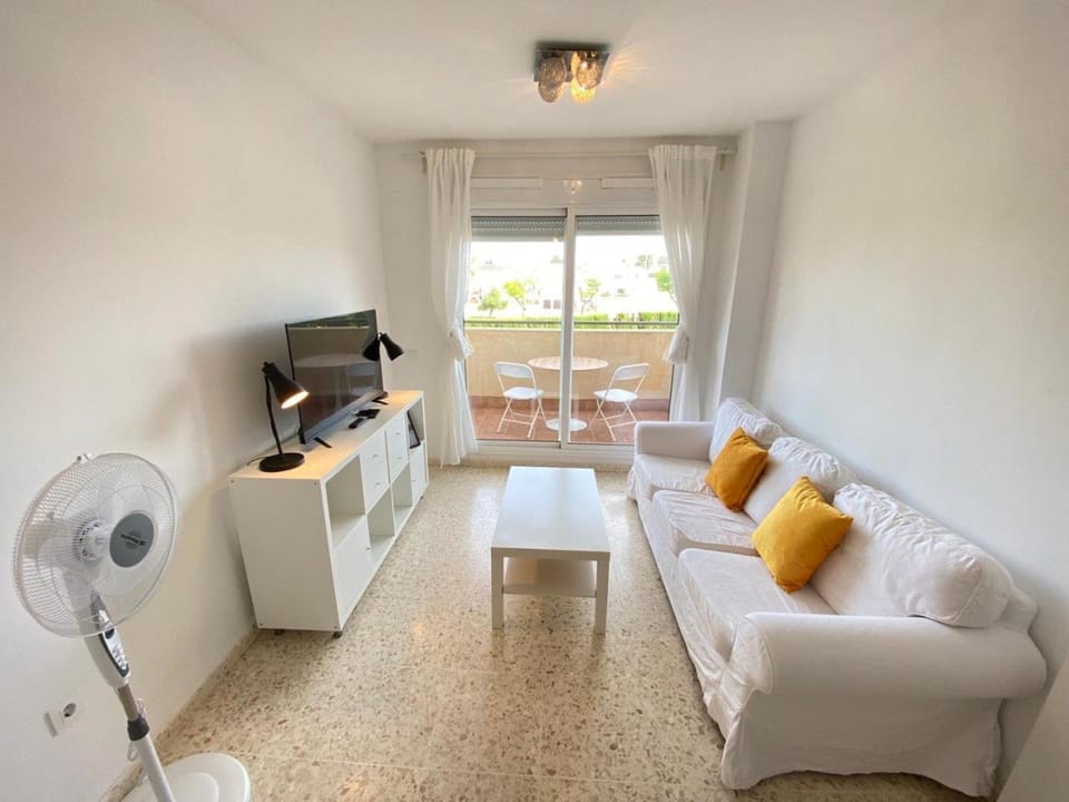 Living room, fireplace