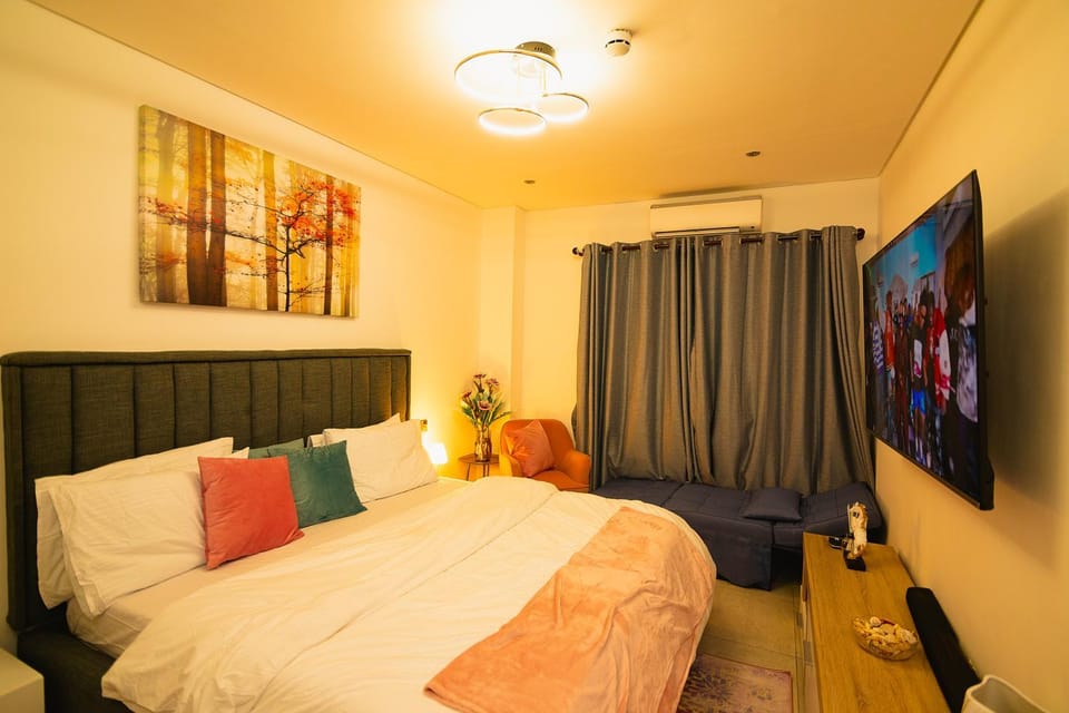 Piano and Gold at The Signature, Tetteh Quarshie Apartment in Accra