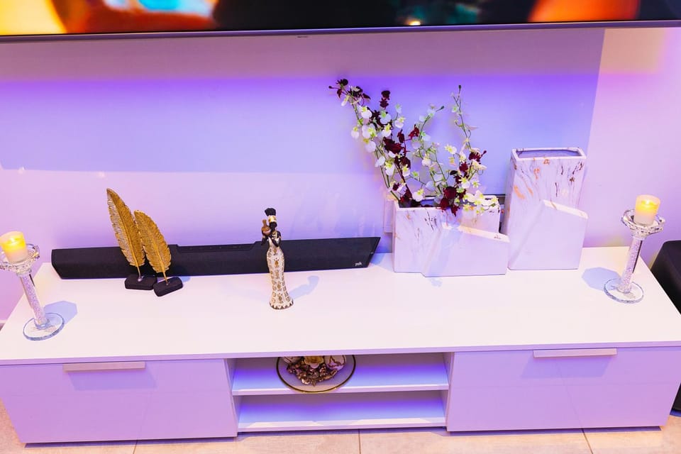 Piano and Gold at The Signature, Tetteh Quarshie Apartment in Accra