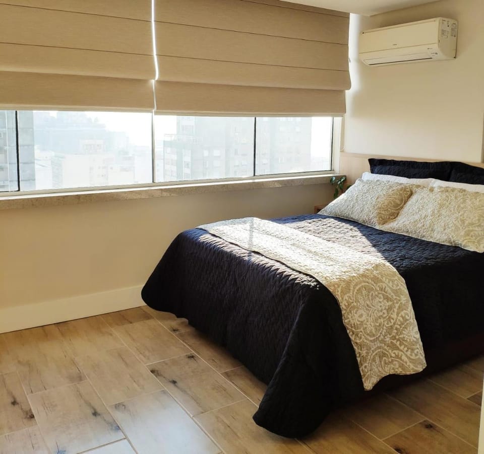 Bed, Photo of the whole room, Bedroom, air conditioner